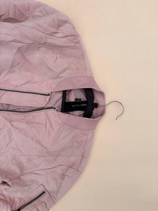 Soft Pink Bomber Jacket