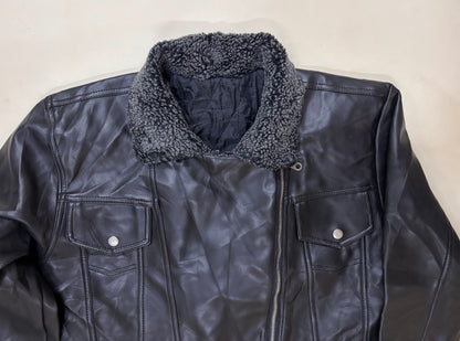 Black Vintage Leather Jacket