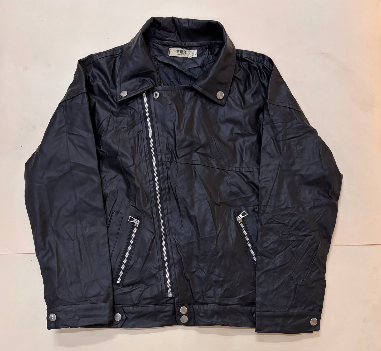 Korean Black Leather Jacket