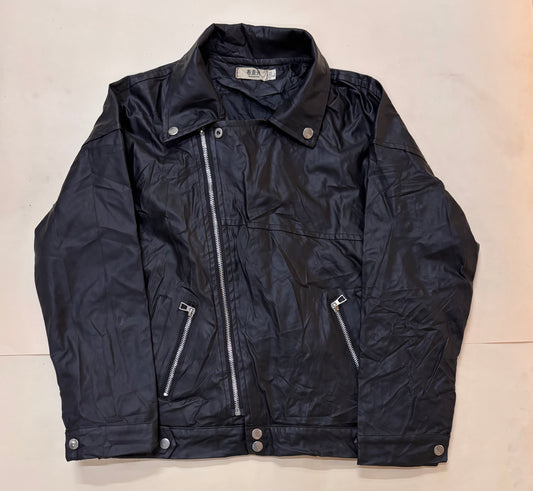 Korean Black Leather Jacket