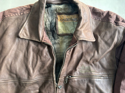 Brown Heavy Leather Jacket